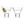 Raye™ Heavy-Base Stemless Crystal Martini Glasses - Set of 2