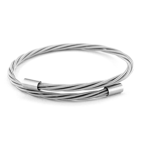 Simply Silver Guitar String Bracelet