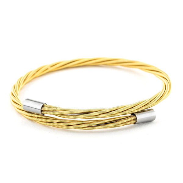 God Gold Guitar String Bracelet