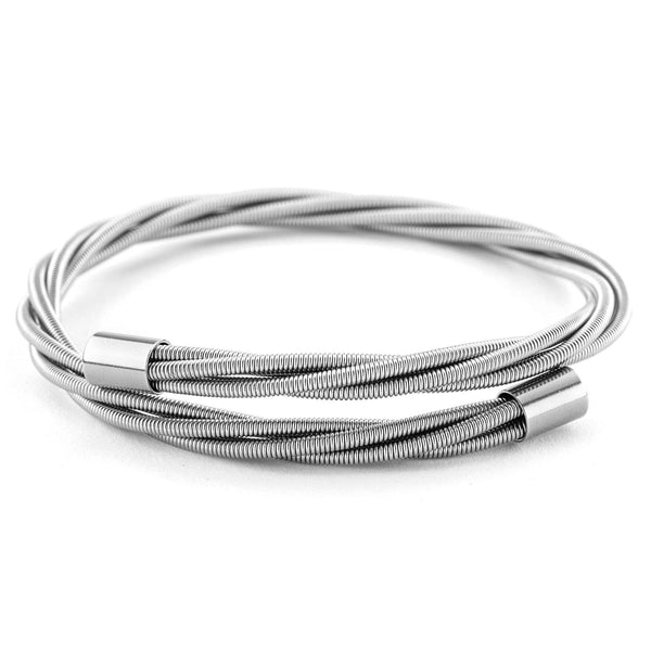 Silver Bass String Bracelet