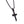 SMALL BLACK CROSS NECKLACE FOR MEN