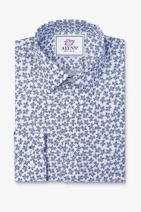 Brooks Floral Untuckable Slim Fit Dress Shirt by Alynn