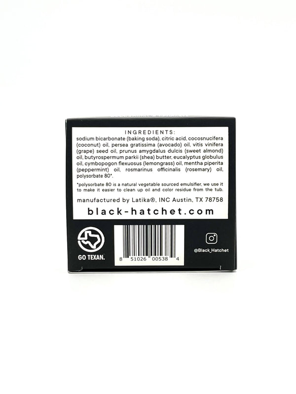 Men Bath Bomb ⚫ Black Hatchet - Muscle ⚫ Gift for Men