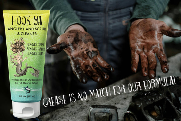 Angler Hand Scrub & Cleaner Remove Grease & Fish Odor Easily