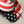 USA American Flag Straw Cowboy Hat