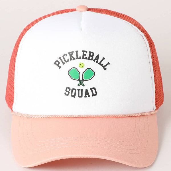 Pickleball Squad 2 Tone Trucker Hat with Lining