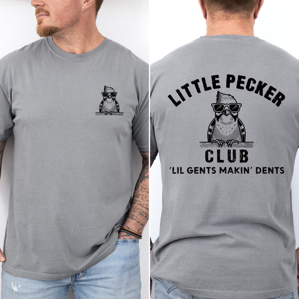 Little Pecker Club, Funny, Dad, Father's Day Husband T-Shirt