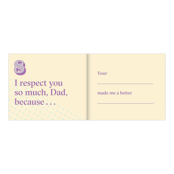 Dad, I Love You Because …  Fill in the Love® Book
