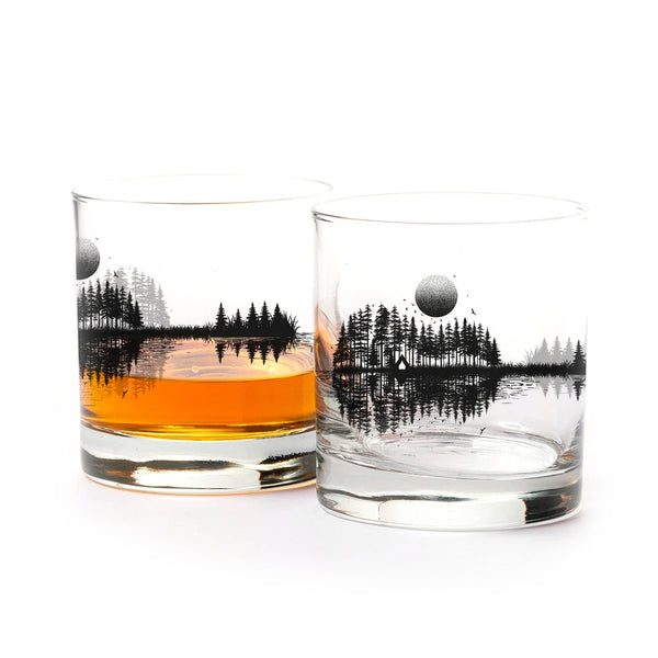 Nature Guitar Whiskey Glasses