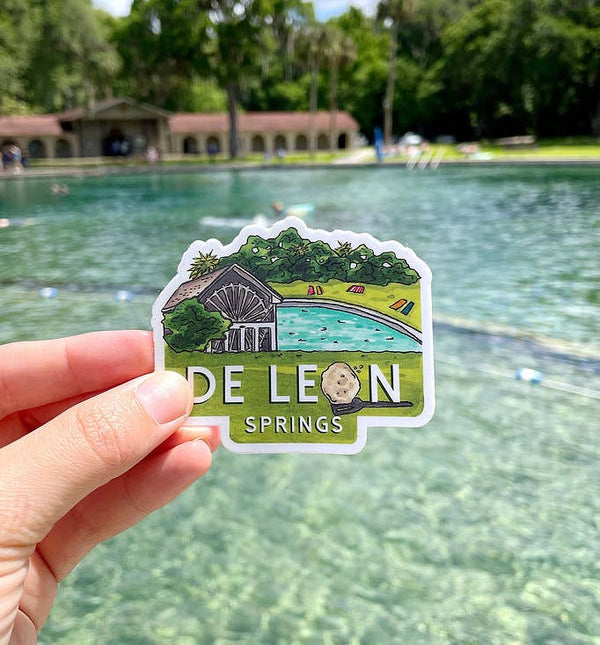 De Leon Springs Sticker