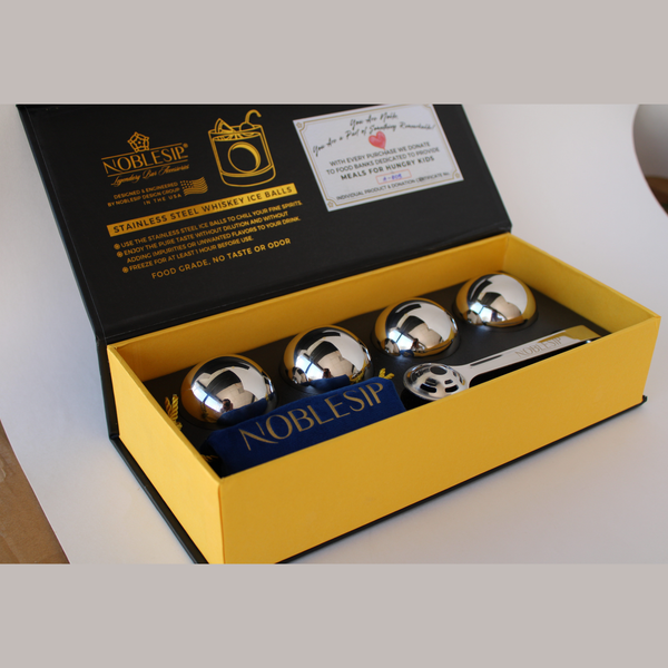 Whiskey INNOVATIVE Chilling Ice Balls - bourbon bar men gift