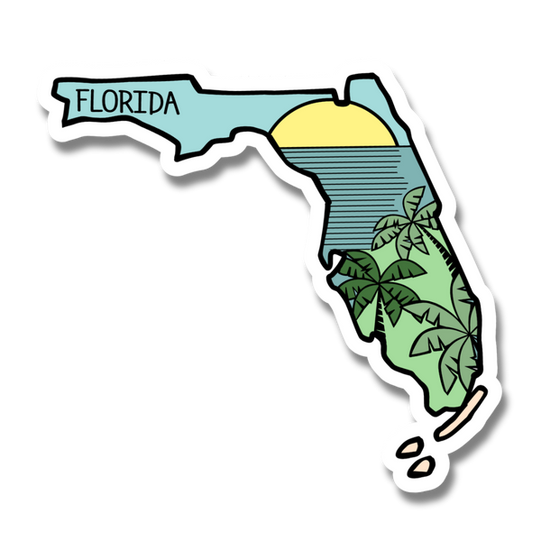 Florida State Checklist 3” Vinyl Sticker
