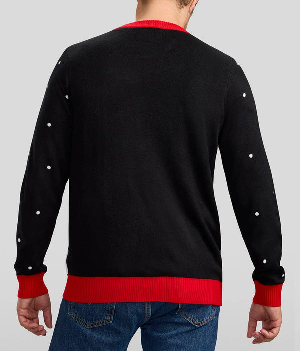 Jolly Juice Dispenser Sweater - Men's Naughty Christmas Knit