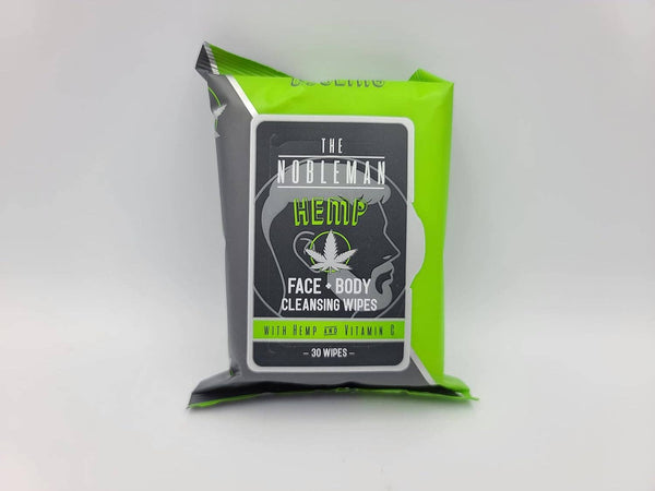 Men's Cooling Hemp Cleansing Wipes 30CT