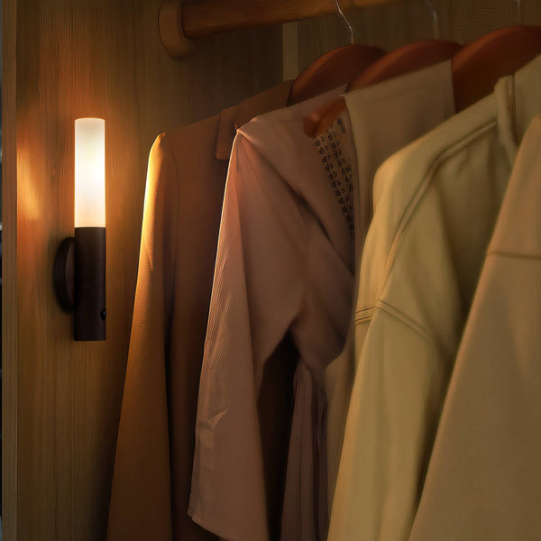 360° Rotatable Portable Wooden Wall Light