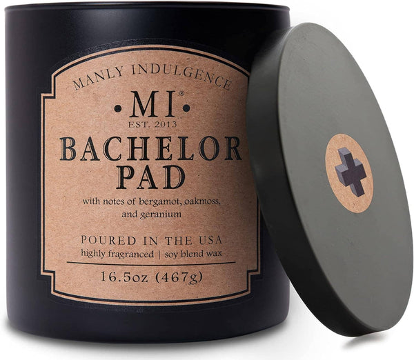 Bachelor Pad 2-Wick Scented Candle, Soy Blend Wax, 16.5oz