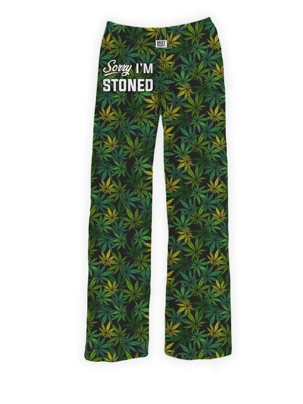 Sorry I'm Stoned Marijuana Lounge Pants