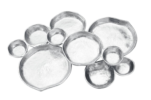 Cluster of 10 Bowls – Modern Luxury Brass Decorative