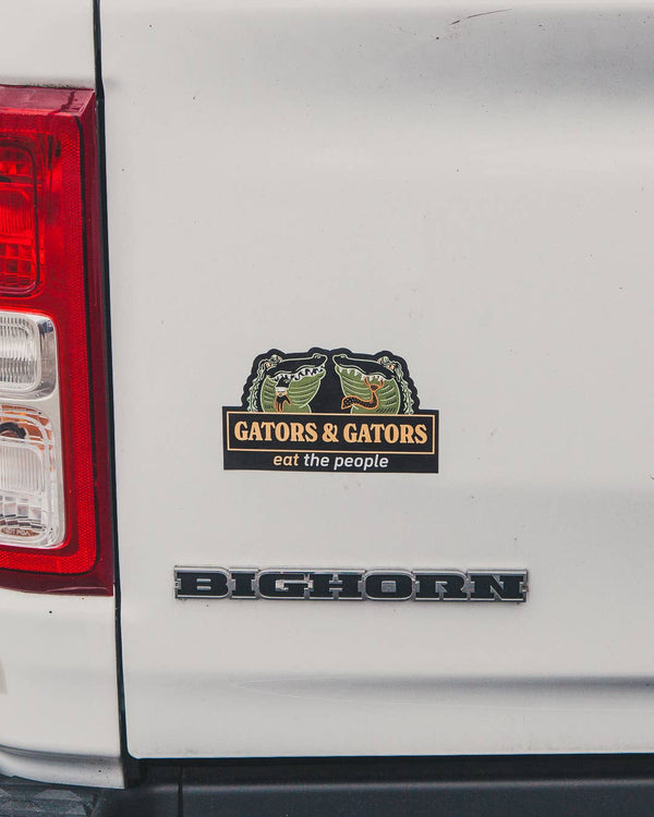 Gators & Gators Bumper Sticker