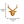 Gold Deer Head PaperCraft Origami Wall Art
