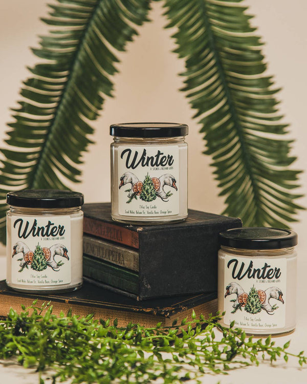 Winter Seasonal Soy Candle