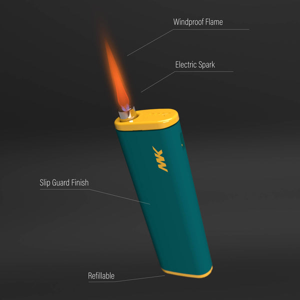 MK Lighter Jet Series, Hue Set, Windproof Flame, 50PCS