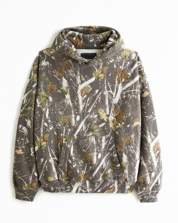 Essential Woodland Camo oversized hoodie -7 colors