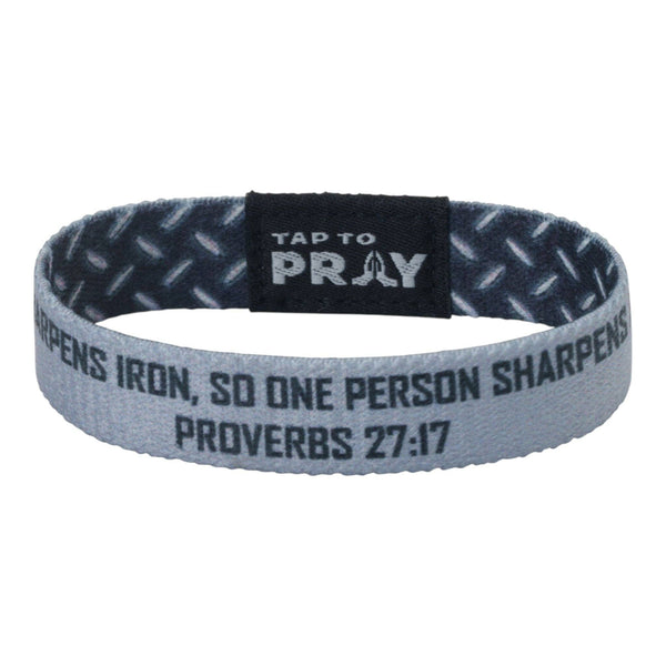 Tap To Pray® Wristband – Iron Sharpens Iron