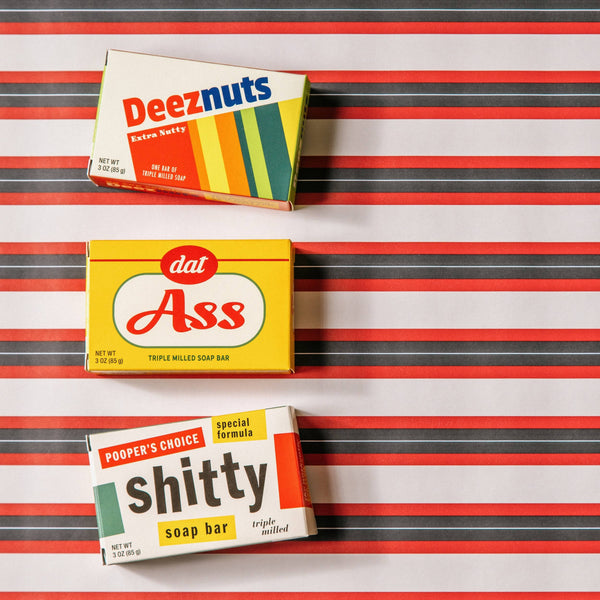 Deez Nuts Triple Milled Boxed Bar Soap | Funny Soap