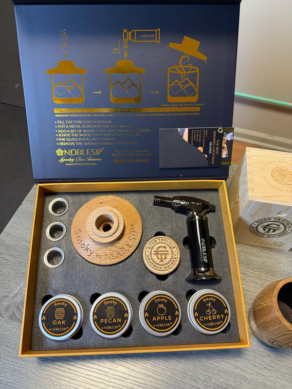 Cocktail Smoker Kit, Gift Set MEN. Whiskey, Bourbon Home Bar