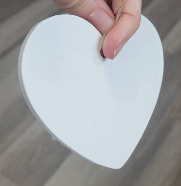 Wood Ornament - Heart Shape- Custom Map Location