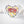 Mom Heart, Floral, Clear Vinyl Sticker, 3x3 in.