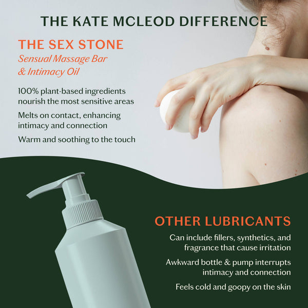 Kate McLeod Sex Stone | Sensual Massage Bar & Intimacy Oil