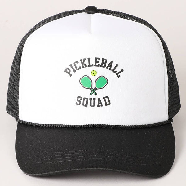 Pickleball Squad 2 Tone Trucker Hat with Lining