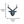 Grey Sapphire Deer Head Origami Wall Art