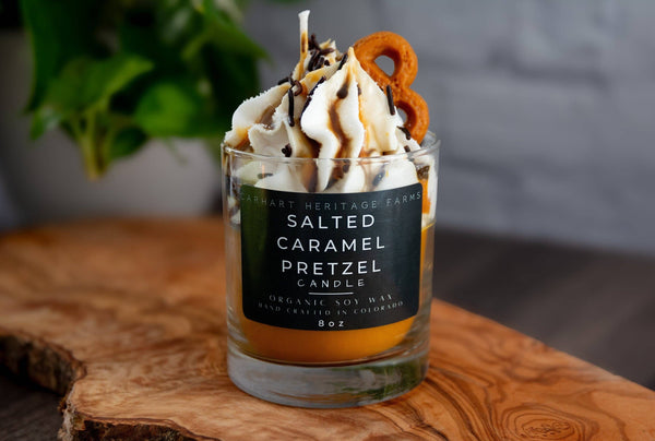 Salted Caramel Pretzel Candle