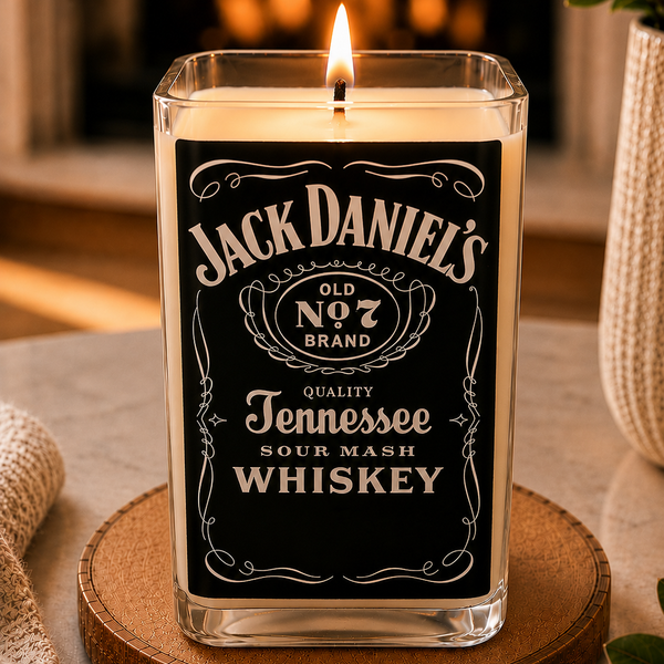Jack Daniel Bottle Candle 26 oz