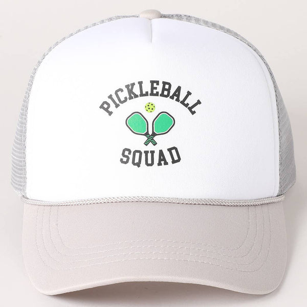 Pickleball Squad 2 Tone Trucker Hat with Lining