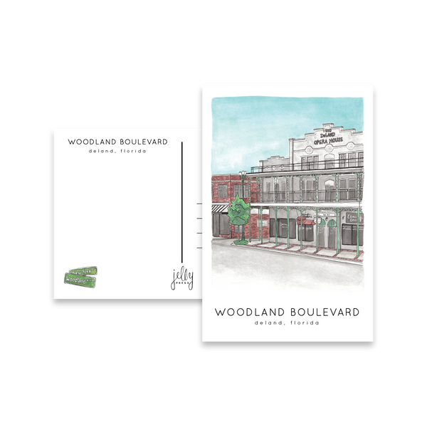Woodland Avenue Postcard