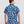 Hot Dog Men's Golf Shirt - Blue Summer Golf Polo