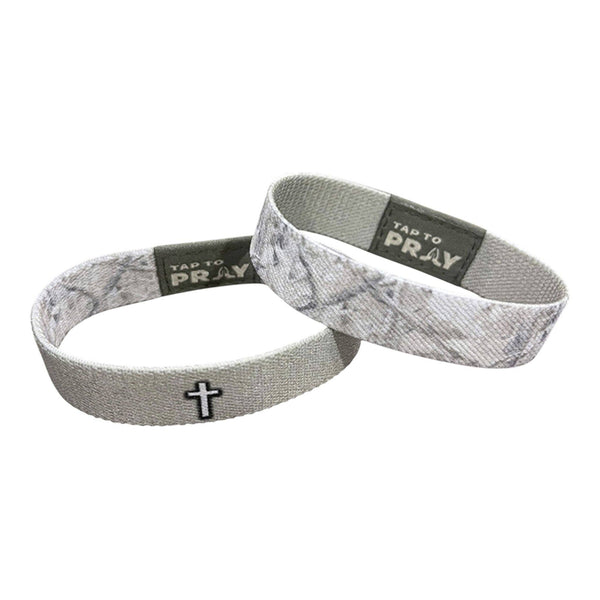 Tap To Pray® Wristband – Forest Camo Drift