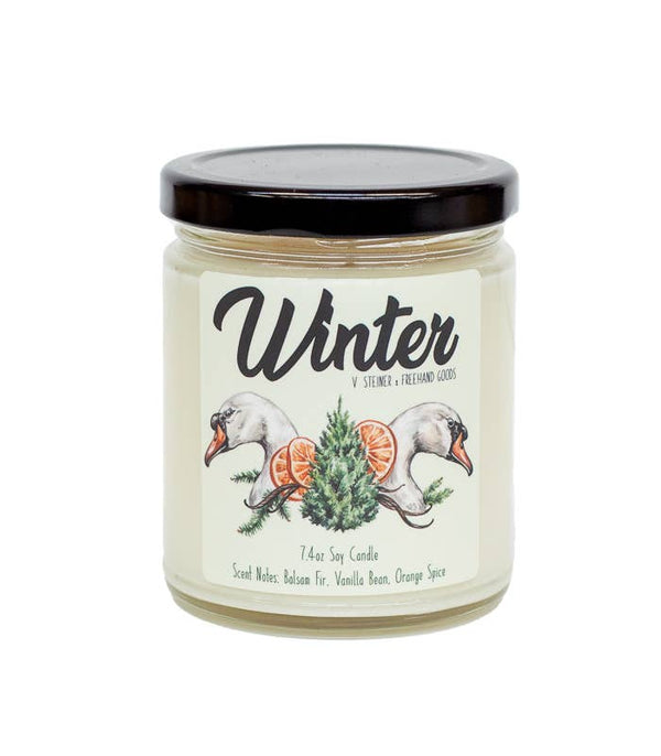 Winter Seasonal Soy Candle