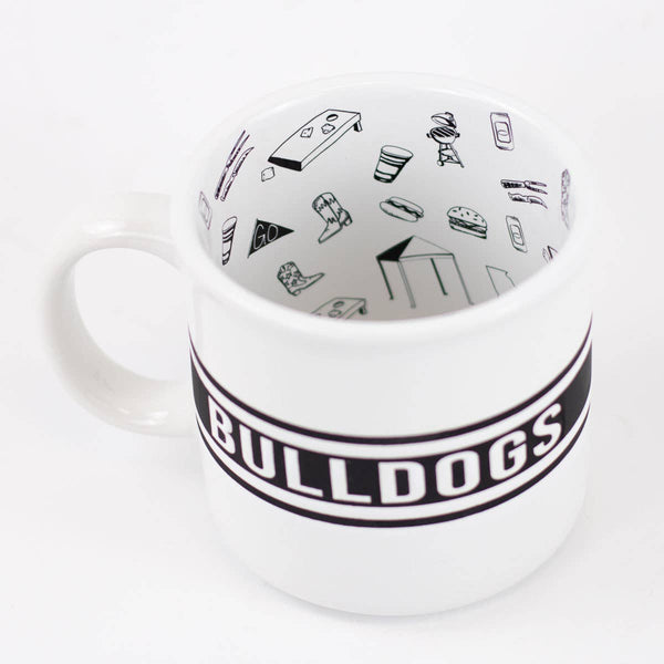 Tailgate Coffee Mug   White/Black   14oz