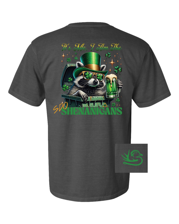 St Pattys Raccoon Tee