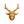 Gold Deer Head PaperCraft Origami Wall Art