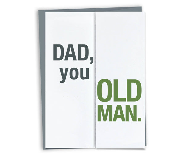 Old Man Card for Dad