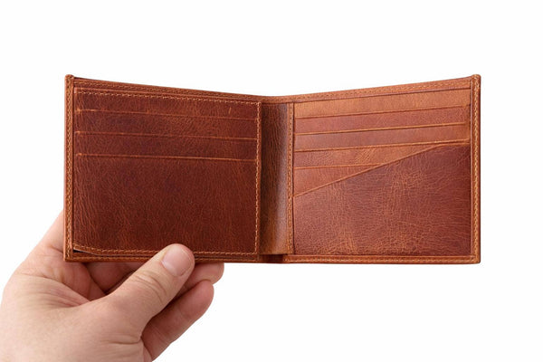 Premium Genuine Leather Bifold Wallet