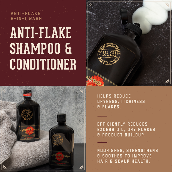 Anti Flake Shampoo & Conditioner - Sweet Tobacco