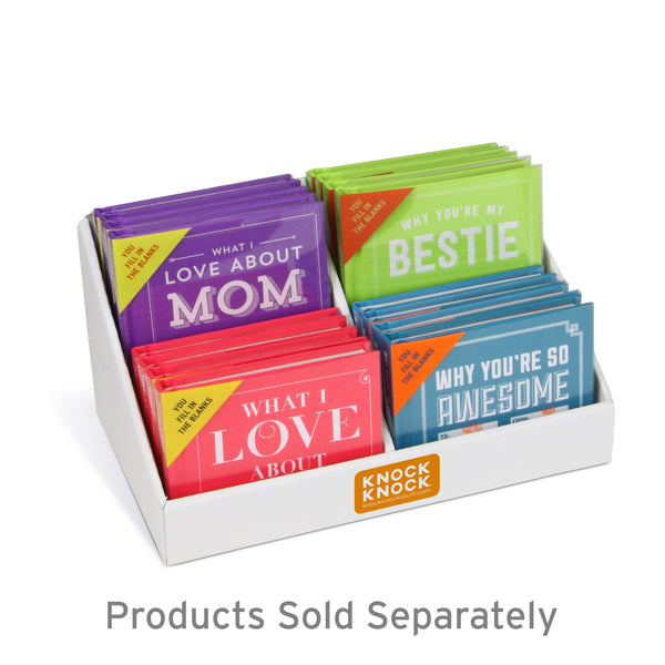 Fill in the Love® Books Display EMPTY (Only Available With Fill)
