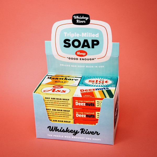 Manwhore Triple Milled Boxed Bar Soap | Funny Soap